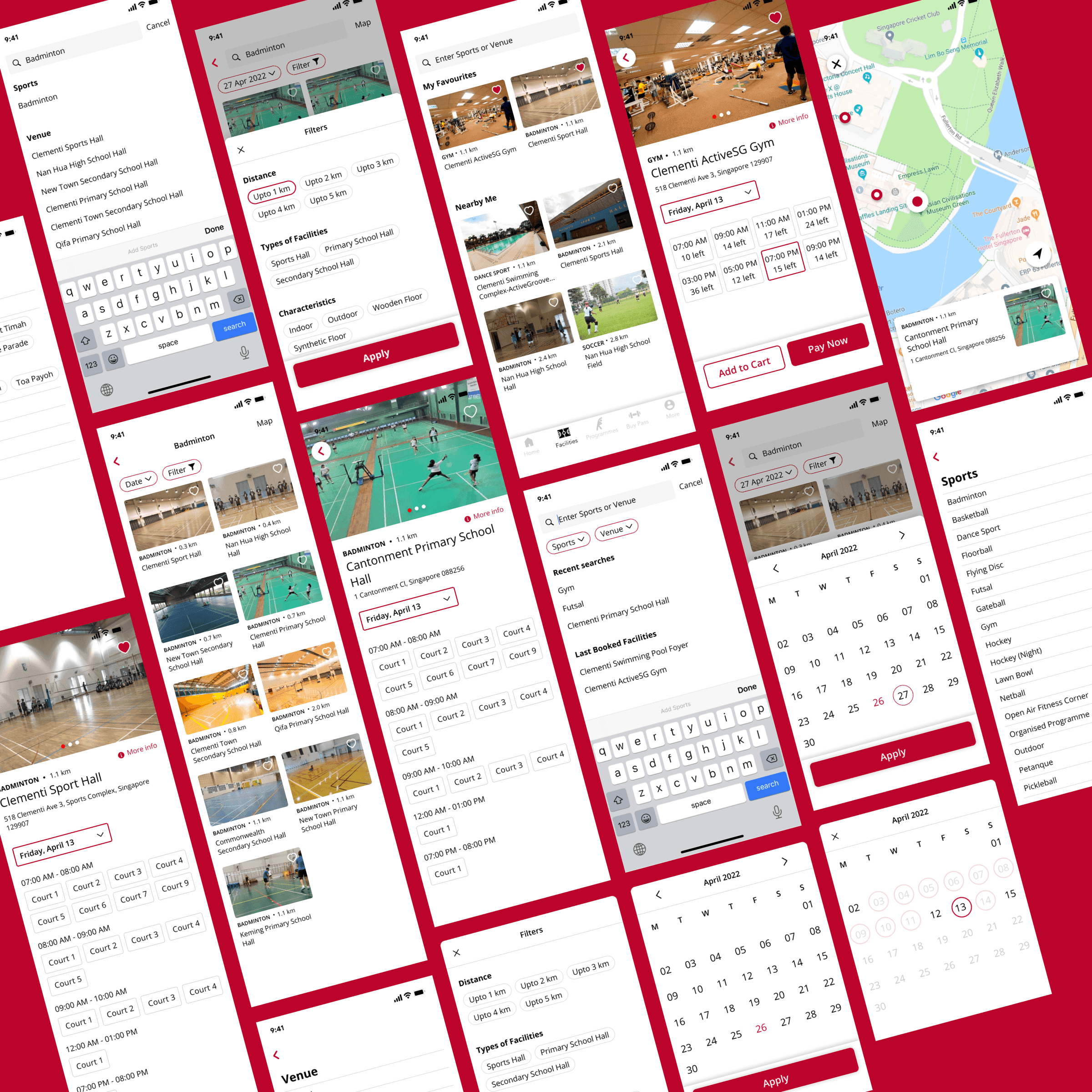 Active SG — booking search flow redesign